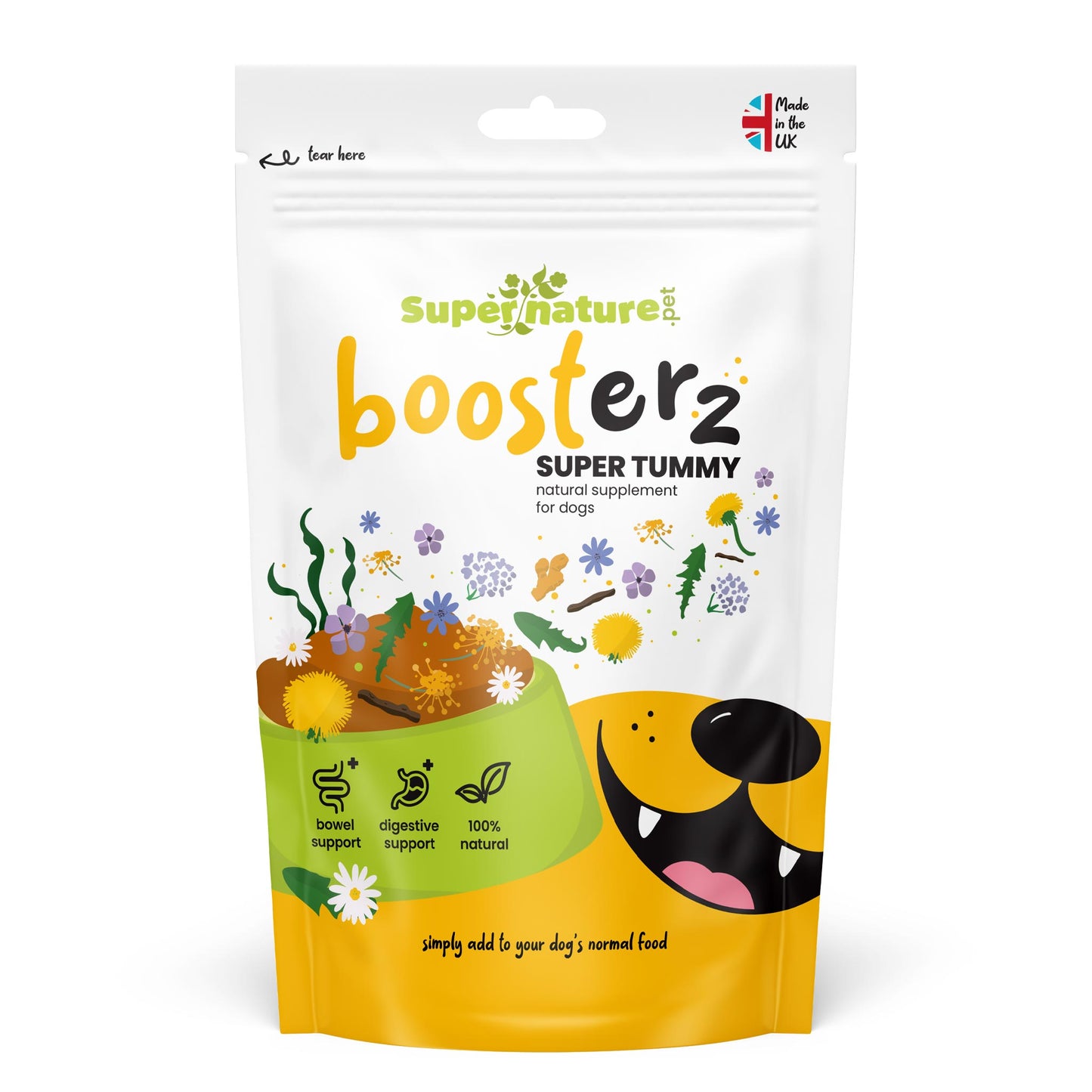 Boosterz Super Tummy Supplement for Dogs 125g