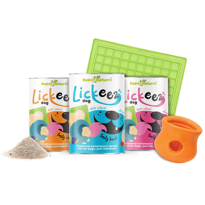 Lickeez Beef Enrichment Spread Mix for Dogs