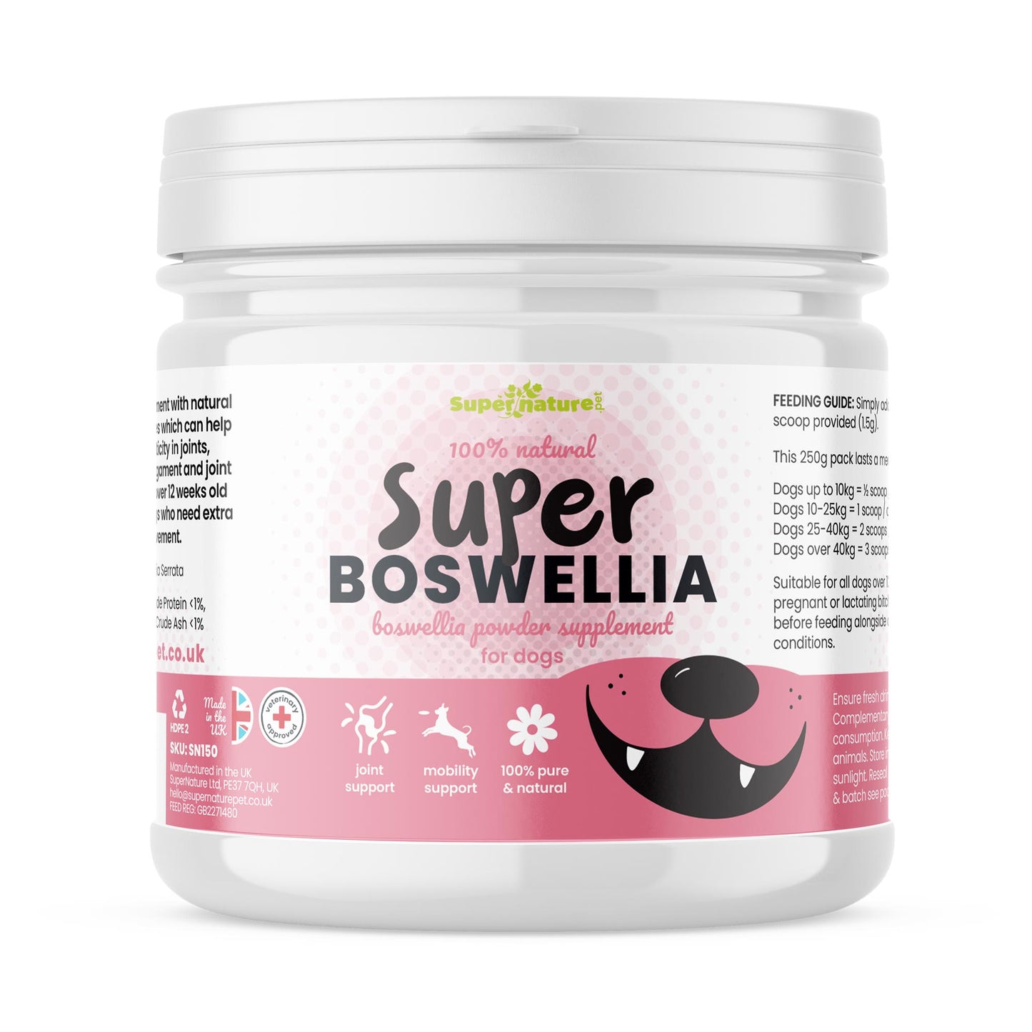 Super Boswellia Supplement for Dogs 250g