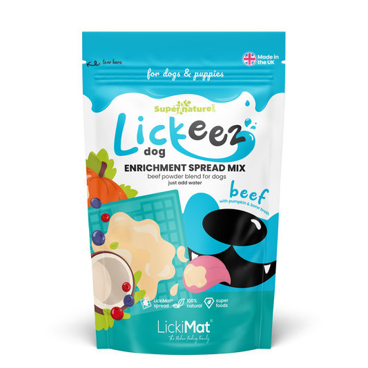 Supernature X LickiMat® Beef Lickeez For Dogs 100g