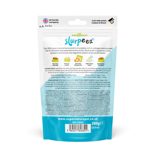 Slurpeez Bone Broth Powder 100% Beef 250g