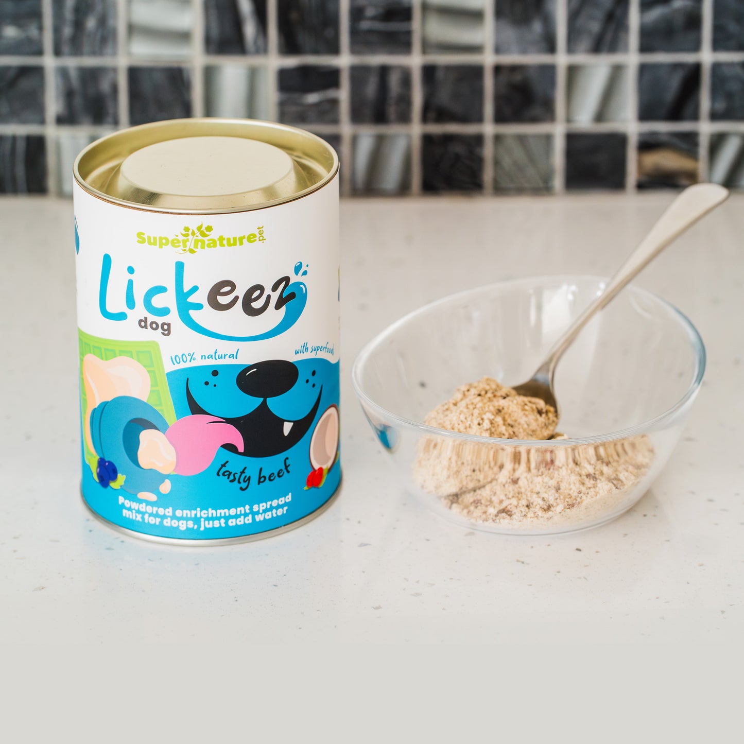 Lickeez Beef Enrichment Spread Mix for Dogs 290g