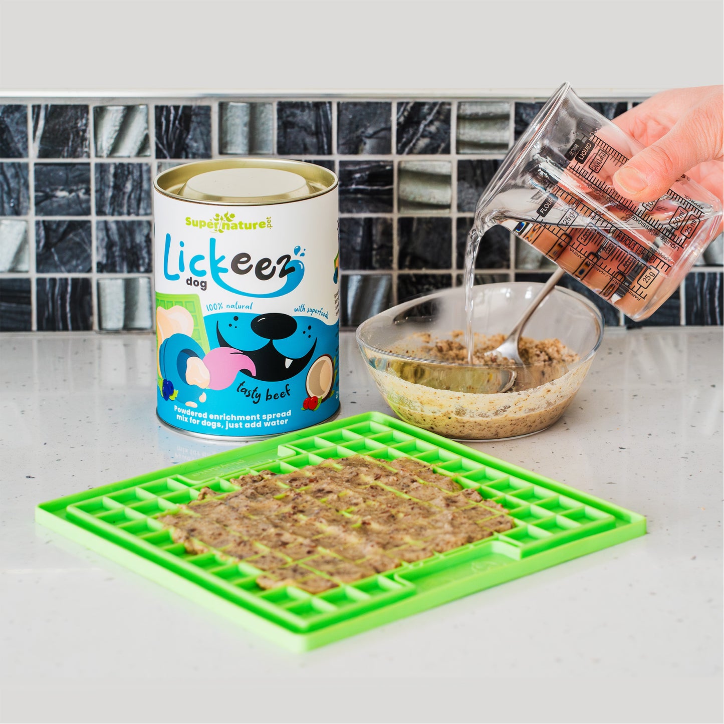 Lickeez Pork Enrichment Spread Mix for Dogs 290g