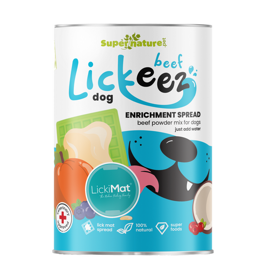 Lickeez Beef Enrichment Spread Mix for Dogs 290g