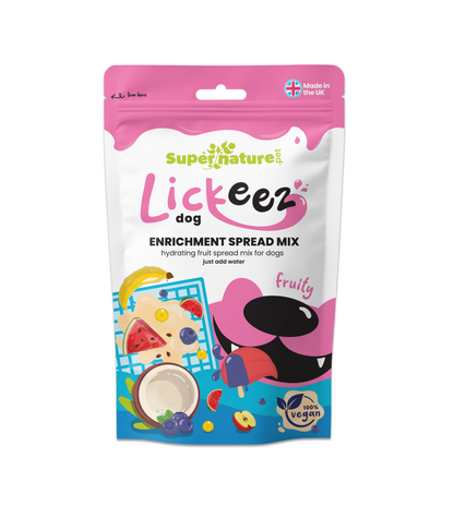 Lickeez Dog Fruity Enrichment Spread Mix for Dogs 100g