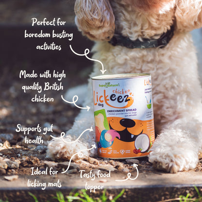 Lickeez Chicken Enrichment Spread Mix for Dogs 290g