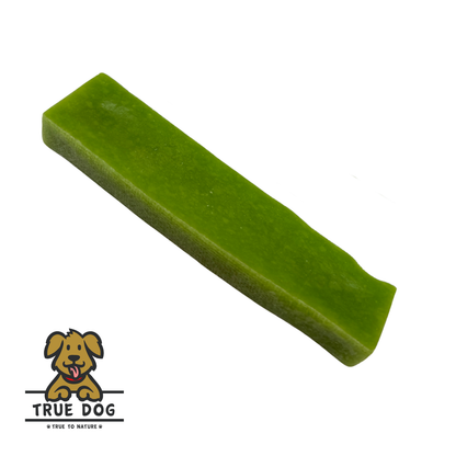 True Dog Himalayan Yak Cheese Chew, Mint Flavour. High protein, natural hard cheese dental dog chew for healthy teeth.