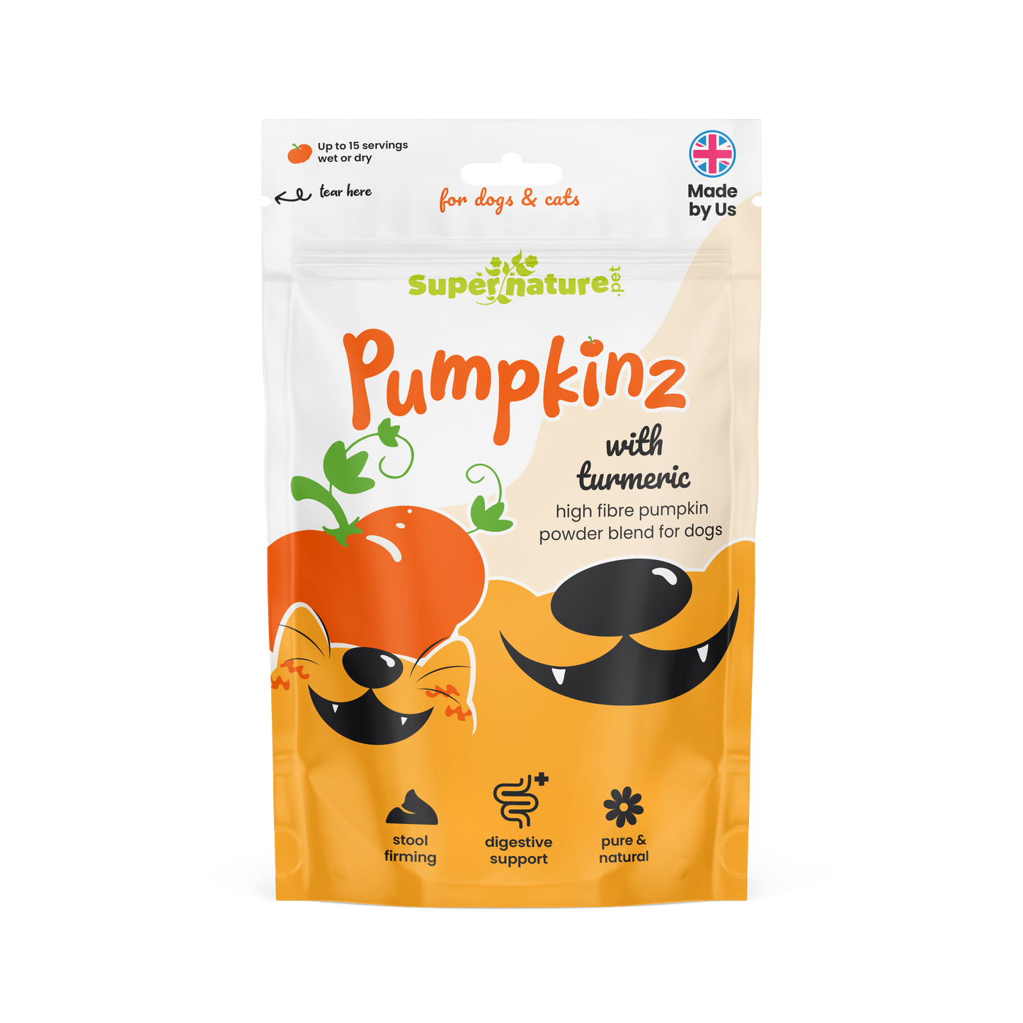Pumpkinz Dried Pumpkin Powder with Turmeric