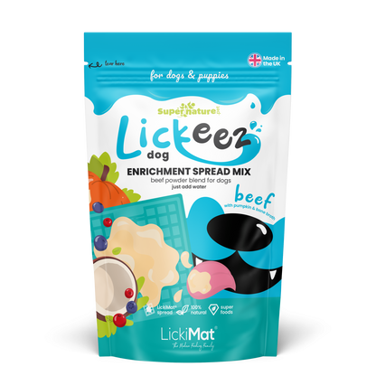 Supernature X LickiMat® Beef Lickeez For Dogs 100g