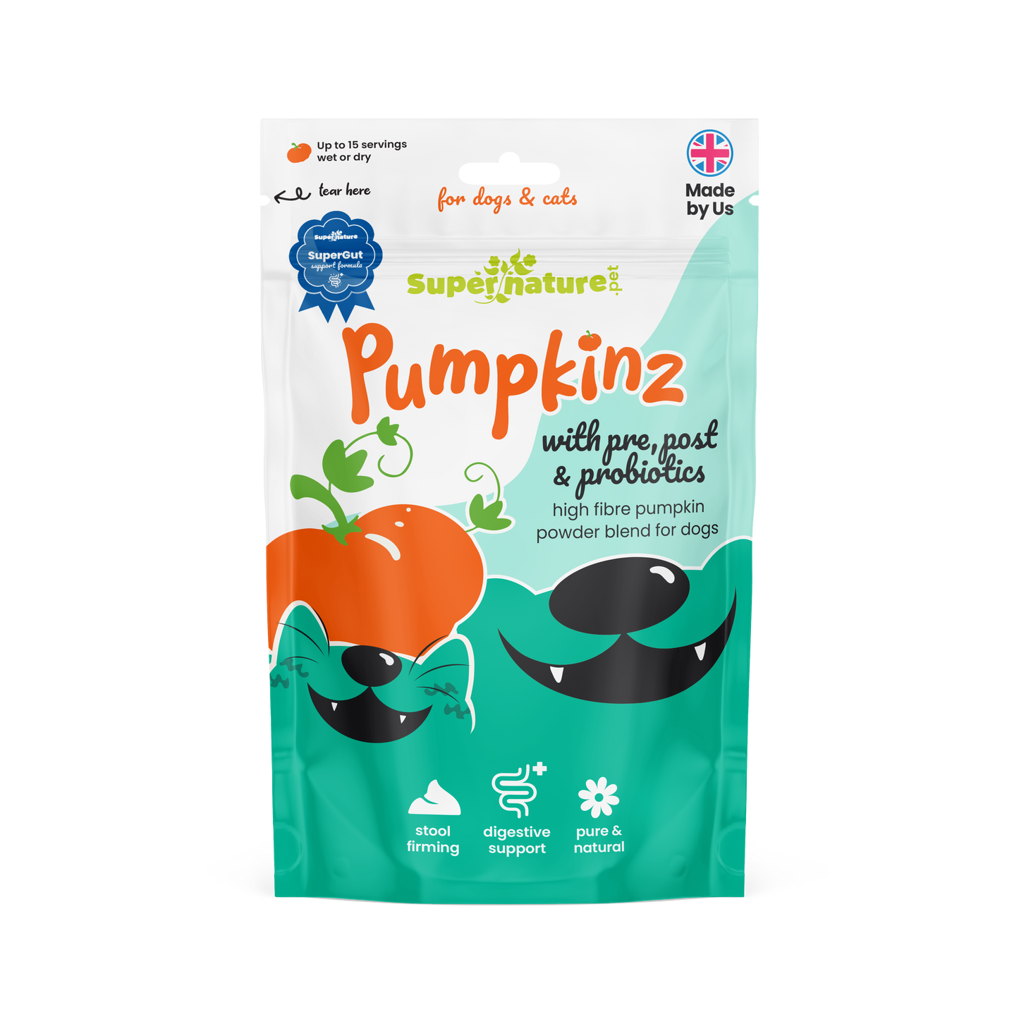 Pumpkinz Dried Pumpkin Powder with Pre, Post & Probiotics