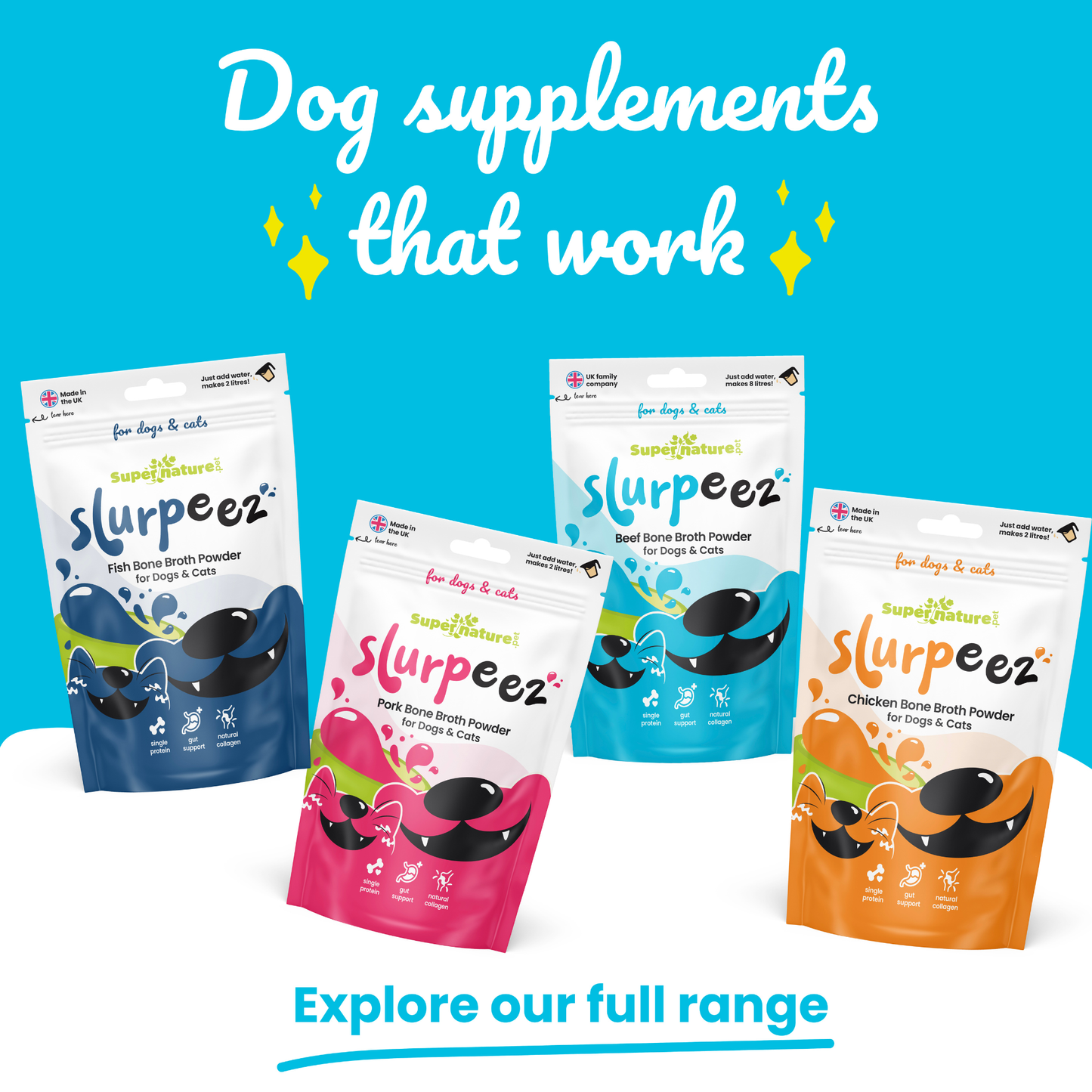 Slurpeez Bone Broth Powder 100% Beef 250g