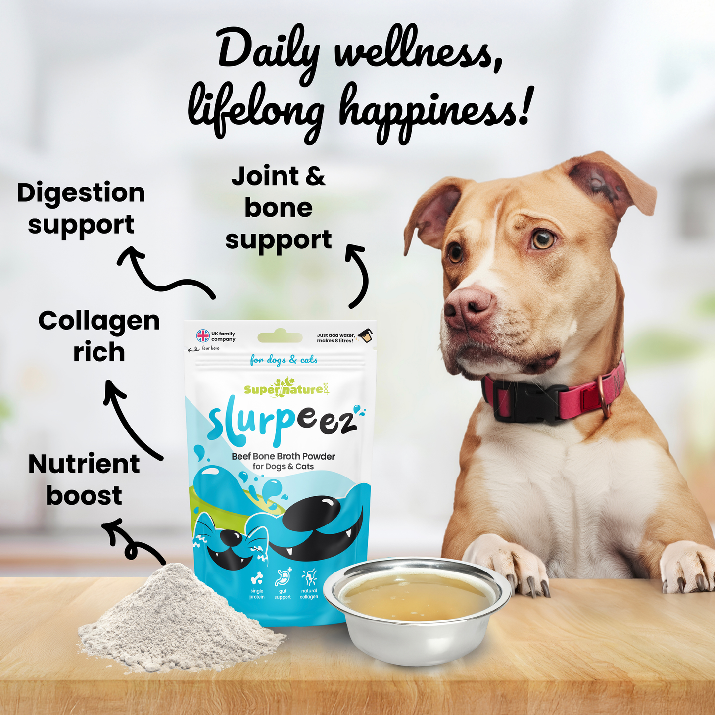 Slurpeez Bone Broth Powder 100% Beef 60g