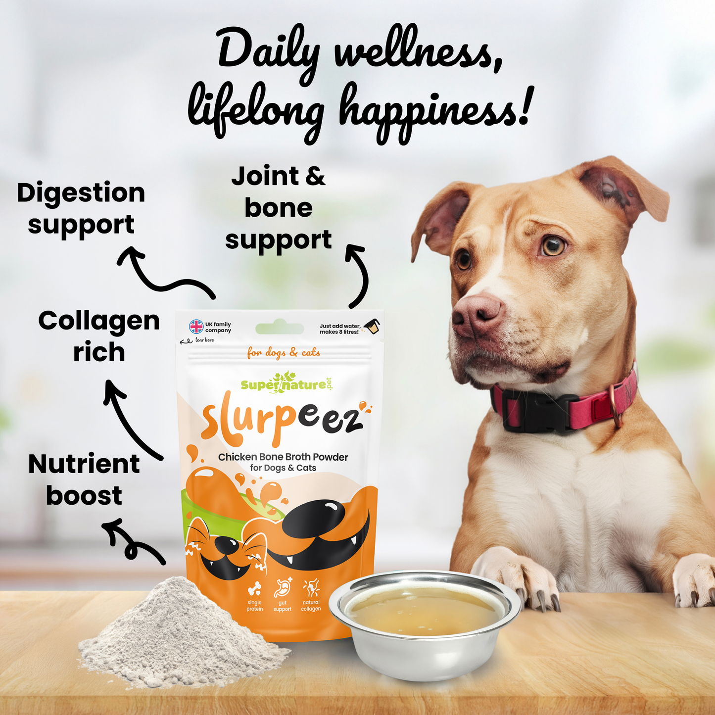 Slurpeez Bone Broth Powder 100% Chicken 250g