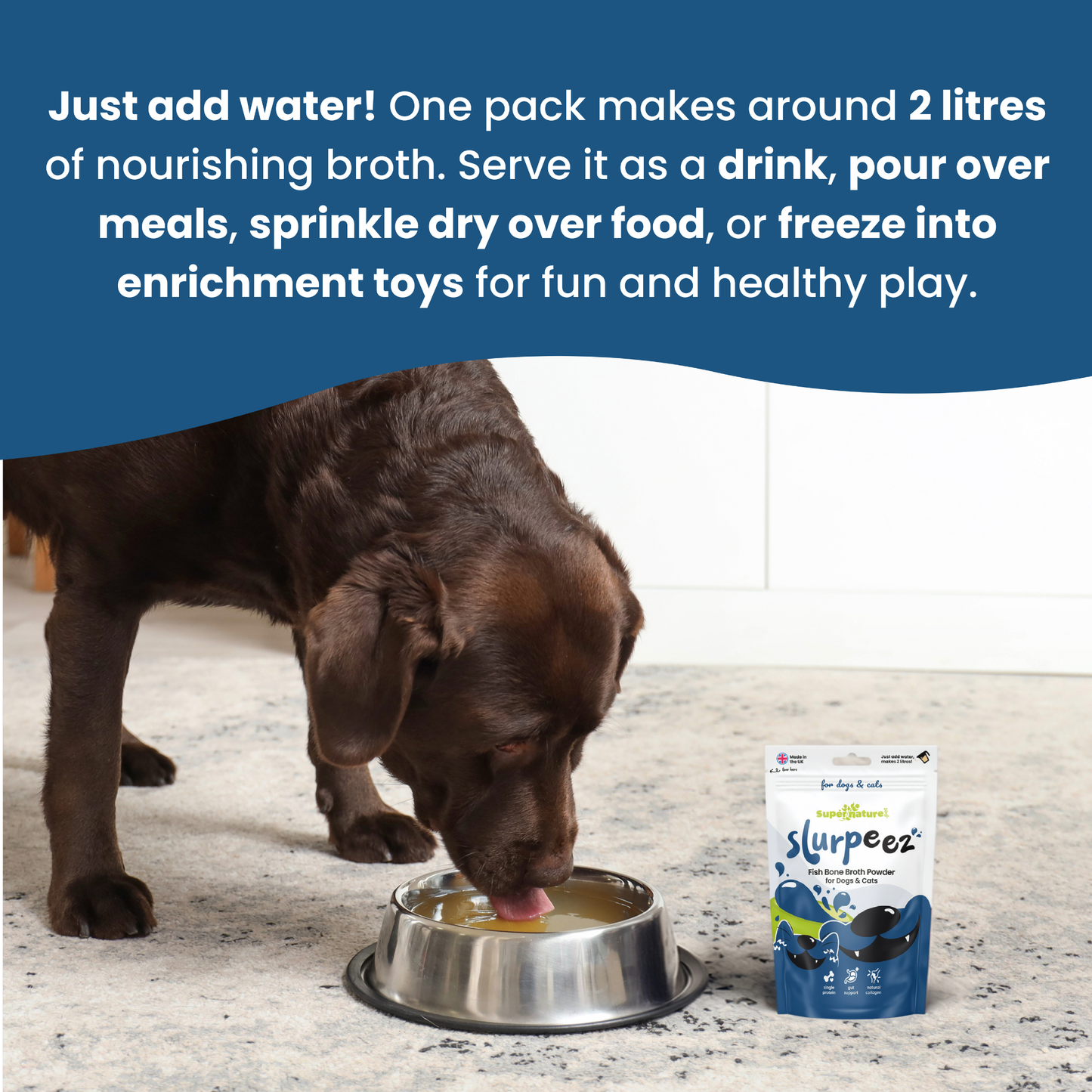 Slurpeez Bone Broth Powder 100% Fish 60g