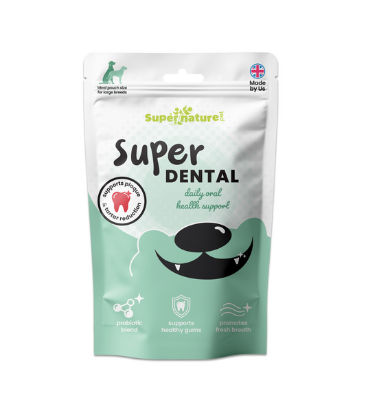 Super Dental Large Dog - Probiotic Dental Supplement 240g