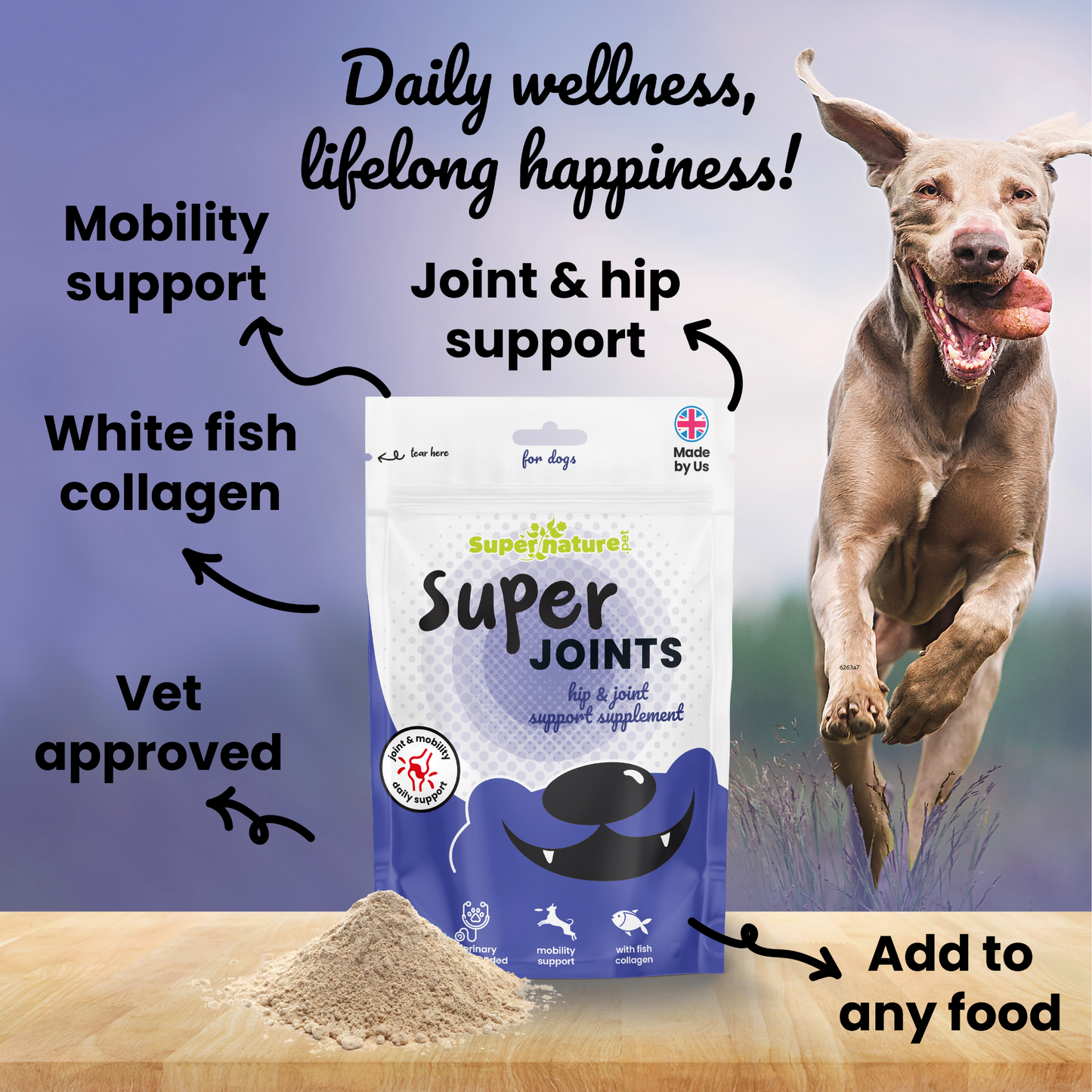 Super Joints Hip & Joint Support Supplement for Dogs