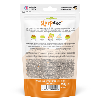 Slurpeez Bone Broth Powder 100% Chicken 250g