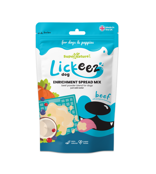 Supernature X LickiMat® Beef Lickeez For Dogs 100g