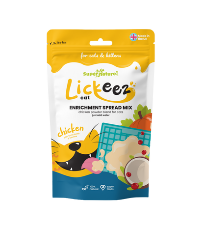 Supernature X LickiMat® Chicken Lickeez For Cats 100g