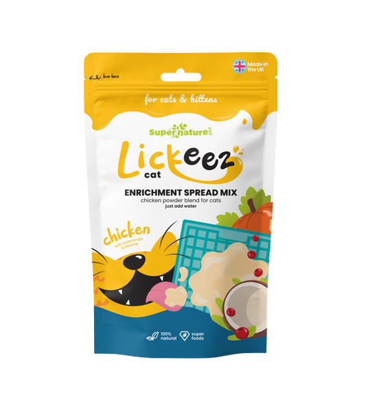 Supernature X LickiMat® Chicken Lickeez For Cats 100g