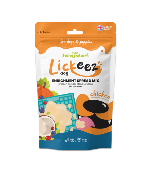 Supernature X LickiMat® Chicken Lickeez For Dogs 100g