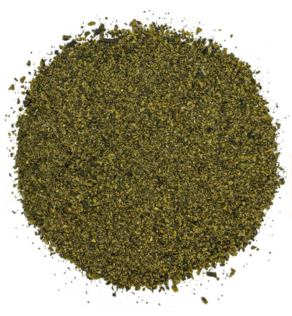 True Dog Plaque Remover, a round pile of plaque remover on a white background.